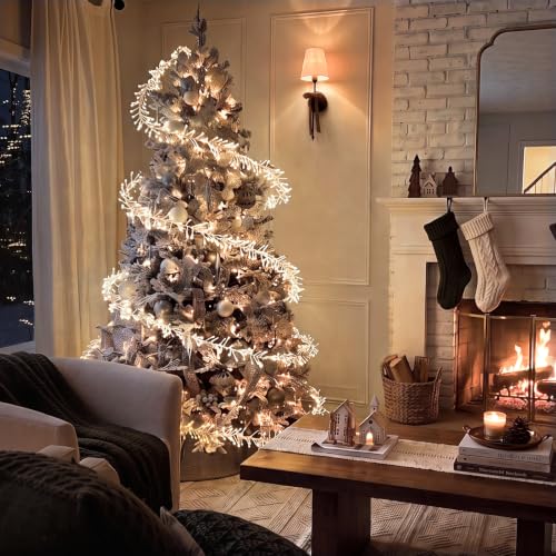 2000 LED Floating Spiral Christmas Tree Lights - 60ft Outdoor Decor