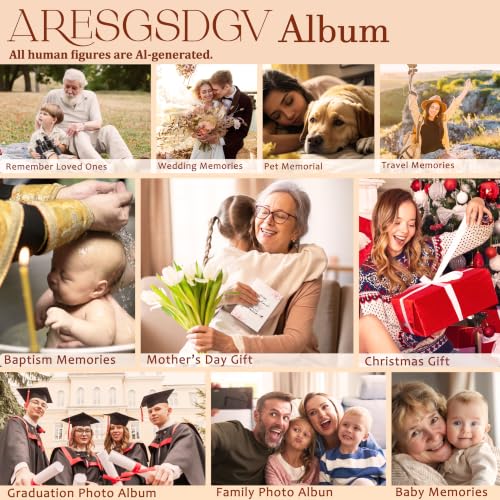 Pet Memorial Gifts 4x6 Photo Album Holds 36 Photos - Loved Paw