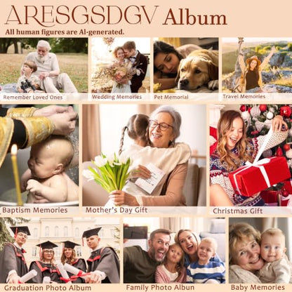 Pet Memorial Gifts 4x6 Photo Album Holds 36 Photos - Loved Paw