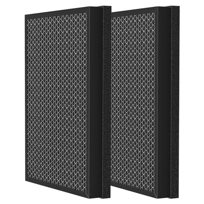 400 Air Purifier Replacement Filter Compatible with Puro 400 Air Purifier, 3-in-1 with Activated Carbon Filter Attach Pet Dander Smoke Pollen Dust, 2 Pack