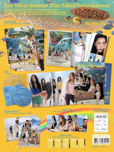 Red Velvet Summer Album - Big Wave Random Cover Version with Photobook & Extras