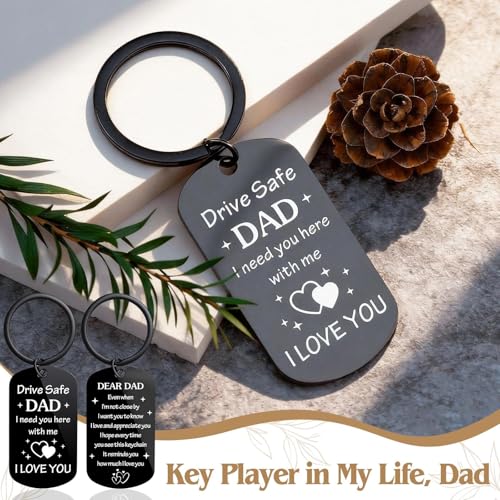 Dad Gift Basket - Funny Dad Gifts from Daughter Son Kids, Insulated Tumbler, Candle & Socks - Dad Gift Variation