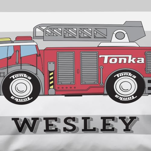 Let’s Make Memories Fire Truck Pillowcase for Kids - Microfiber, Striped Variation