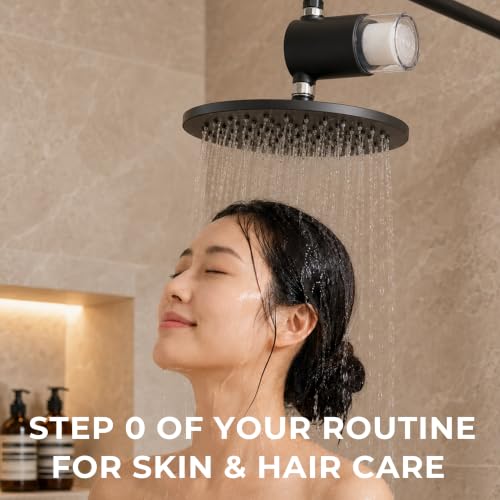 BodyLUV Ultra Shower Head Water Filter - Removes PFAS, Chlorine, Heavy Metals, NSF Certified, Korean Design