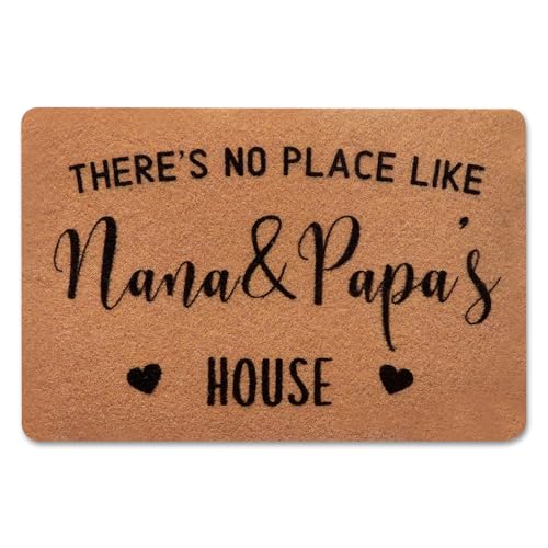Christmas Doormat Gifts for Grandma Nana Papa - Grandkids Variation