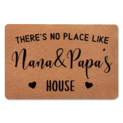 Christmas Doormat Gifts for Grandma Nana Papa - Grandkids Variation