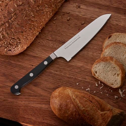 Henckels Classic Serrated Prep Knife 5.5-inch - German Stainless Steel