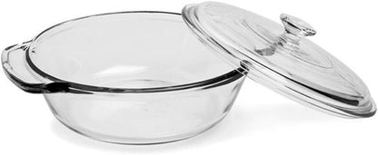 Anchor Hocking 2 Quart Glass Casserole Dish - Durable & Versatile | Clear Design