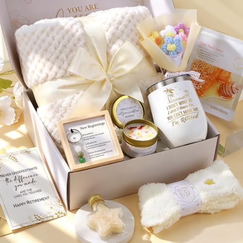 Retirement Gift for Woman 2026 - Chic Gift Set for Teacher Nurse Colleague - Variation: Retirement