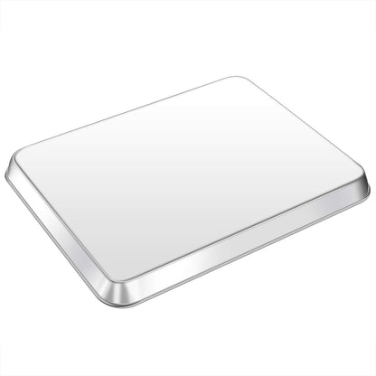 Baking Sheet, Yododo Stainless Steel Baking Pans Tray Cookie Sheet Toaster Oven Tray Pan Cookie Pan, Non Toxic & Healthy, Superior Mirror Finish & Rust Free, Easy Clean & Dishwasher Safe - 12.4 inch