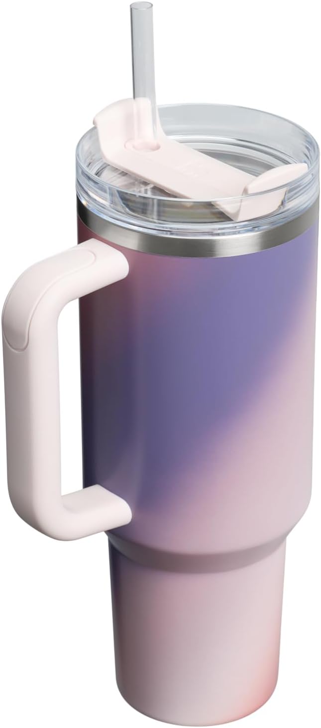 STANLEY Quencher H2.0 Tumbler - 40 oz Dawn Spiral | Insulated Design for Ultimate Hydration