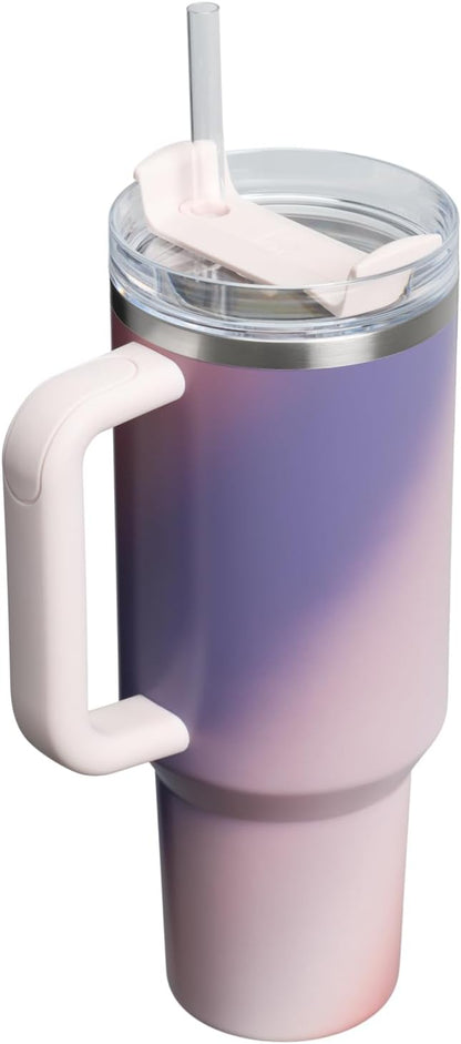 STANLEY Quencher H2.0 Tumbler - 40 oz Dawn Spiral | Insulated Design for Ultimate Hydration