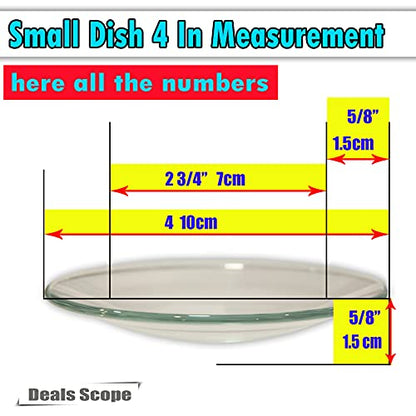 Wax Warmer Plate 4 Inch Clear Replacement Dish for Melts & Oils - Variation 2
