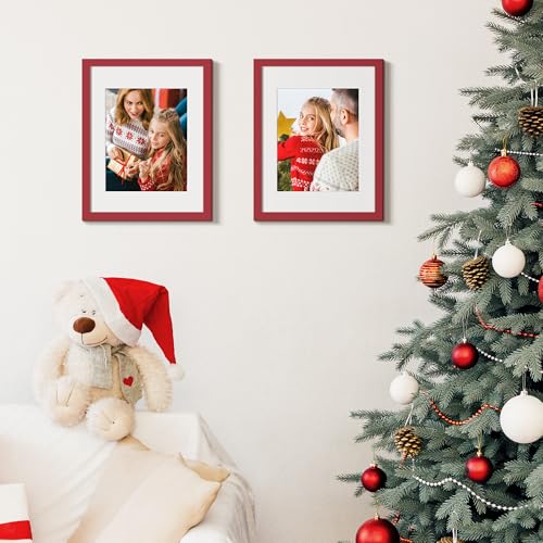 Upsimples 11x14 Red Picture Frame Wall Decor - Pack of 1