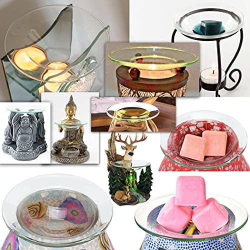Wax Warmer Plate 4 Inch Clear Replacement Dish for Melts & Oils - Variation 2