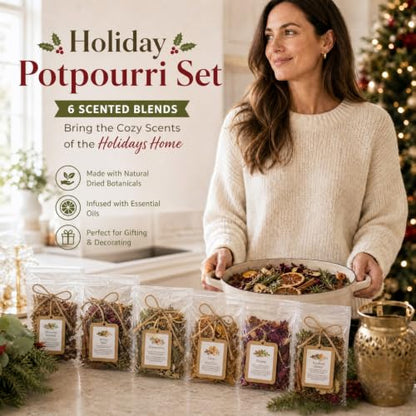Blessing Simmer Pot Mix Kit - Fall Fragrance Gift Set with Botanicals