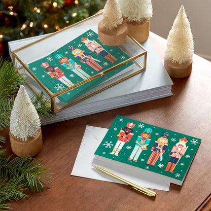 Hallmark Boxed Christmas Cards with Envelopes - 40 Pack Nutcrackers