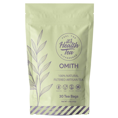 Omith Tea (Carqueja) (Super Herb Tea) - Loose Leaf with 30 Filtered Tea Bags - Baccharis Trimera