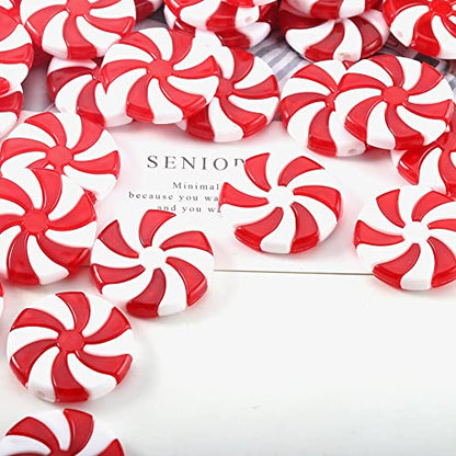 Christmas Candy Cane Ornaments Set - Red & White 2.5 Inch, 72 pcs Hanging Decorations for Xmas Tree & Holiday Party