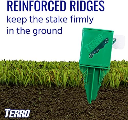 TERRO Outdoor Ant Killer Bait Stakes - Effective Liquid Formula for Fast Pest Control