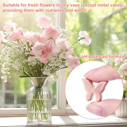 Copper Butterfly Flower Food Charm for Fresh Cut Flowers