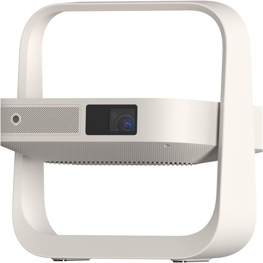 XGIMI Elfin Flip Portable Projector - 1080P Outdoor Projector with Netflix | Lightweight, Adjustable Stand, 400 ISO Lumens