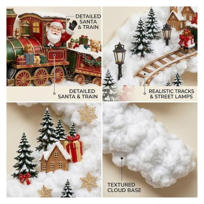 Christmas Magic Trail Wall Light - 3D LED Holiday Decor, Wall Mounted