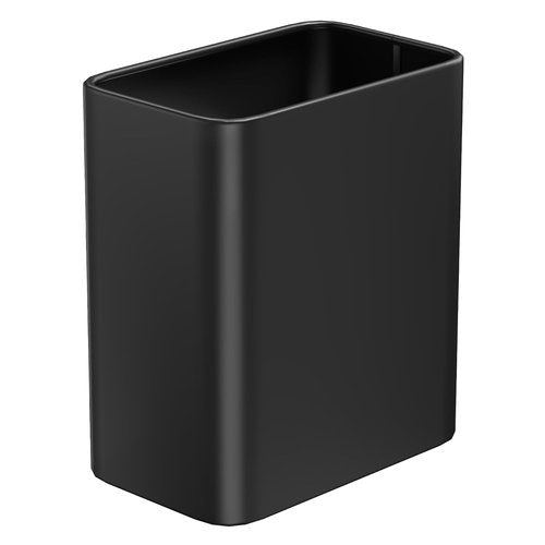 Cesun Small Bathroom Trash Can - 2.1 Gallon Matte Black Stainless Steel Wastebasket for Home & Office