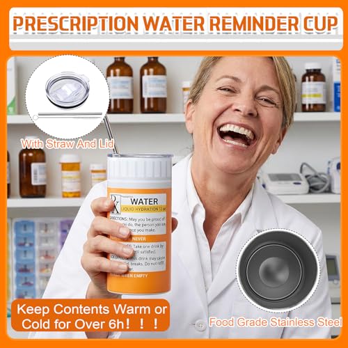 Funny Pharmacy Nurse Gift Set with 12oz Tumbler, Pen, Pill Ornament — Variation of THIS listing