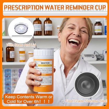 Funny Pharmacy Nurse Gift Set with 12oz Tumbler, Pen, Pill Ornament — Variation of THIS listing