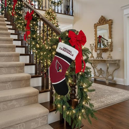 Arizona Cardinals Christmas Stocking - 17 Inch Holiday Decor