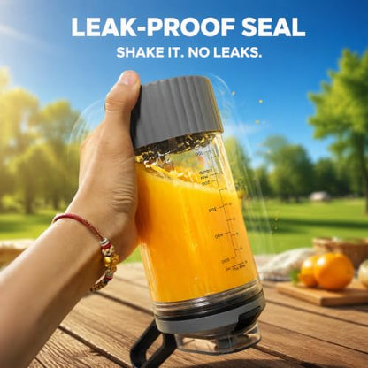 Gray 22oz Replacement Cup with Lid & Silicone Sleeve for Ninja Blast Max BC251