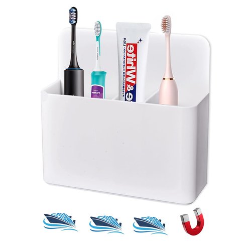 Cruise Essentials 2025 Magnetic Toothbrush Holder, Bathroom Travel Toothbrush Holder, Caribbean Cruise Ship and Alaska Cruise Ship
