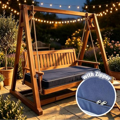 Outdoor Porch Mattress Cover Waterproof Queen Navy Blue 80x60x6 Variation of THIS listing
