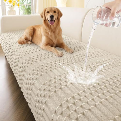 Waterproof Pet Couch Cover for Dogs - Washable Non-Slip Sofa Protector