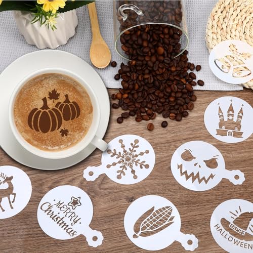 JULBEAR Holiday Cookie Cake Stencils Set - Mix Style, 36 Pieces
