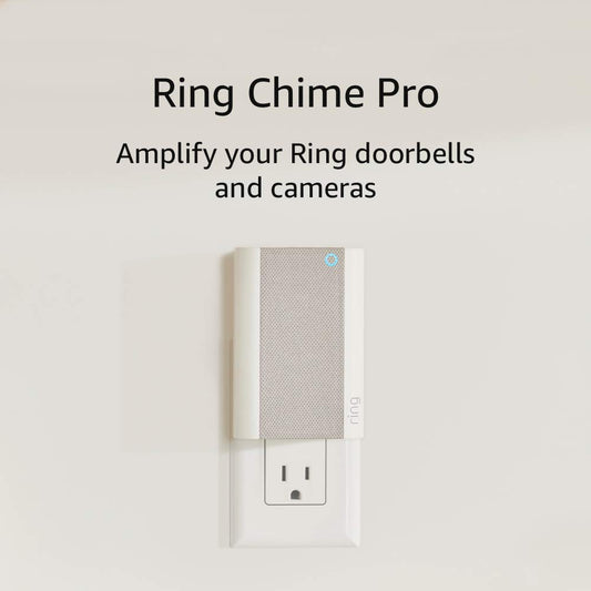 Ring Chime Pro - Smart Doorbell Chime with Adjustable Volume | Sleek Design for Home Security