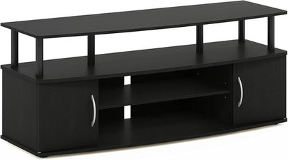 Furinno JAYA Large TV Stand - Fits TVs Up to 55 Inches | Stylish Blackwood Finish