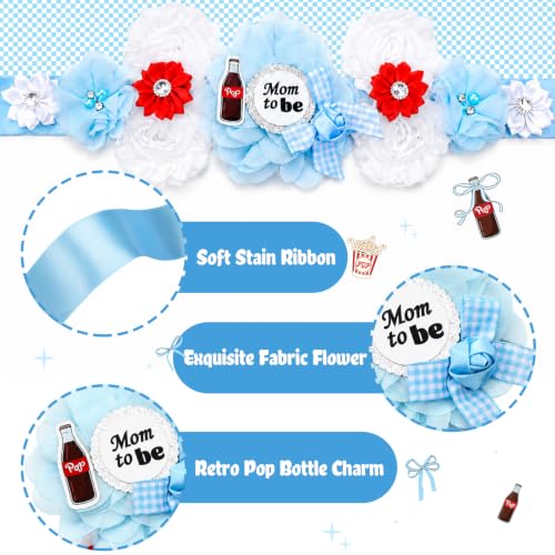 Baby Shower Decorations Set - Bluepop Theme for She's Ready to Pop