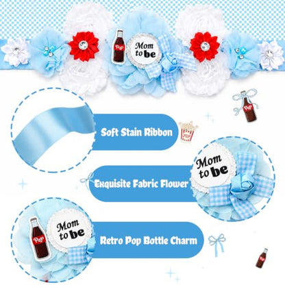 Baby Shower Decorations Set - Bluepop Theme for She's Ready to Pop