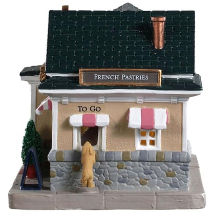 Lemax Iced Dessert Building with Lighted Scene - Holiday Village Decor