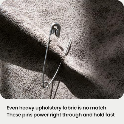 Heavy Duty Safety Pins 350 Pack Assorted Sizes for Clothing Repair and Crafts