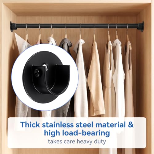 12 Pack Inside Mount Curtain Rod Brackets Stainless Steel Window Hardware
