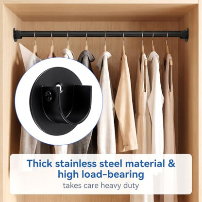12 Pack Inside Mount Curtain Rod Brackets Stainless Steel Window Hardware