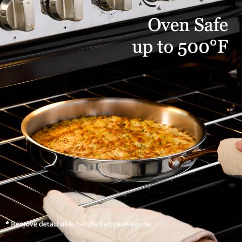 Carote 30-Piece Tri-Ply Stainless Steel Cookware Set - Gold