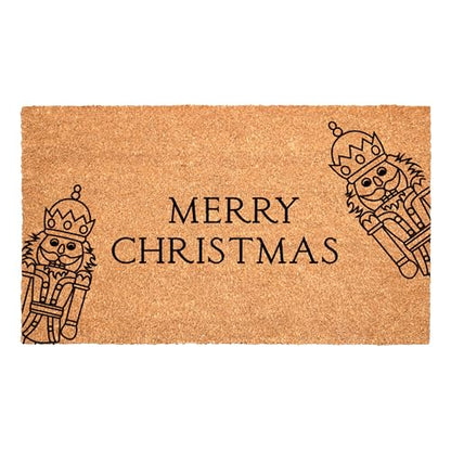 Christmas Nutcracker Doormat 2' x 3' – Classic Holiday Entryway Decor