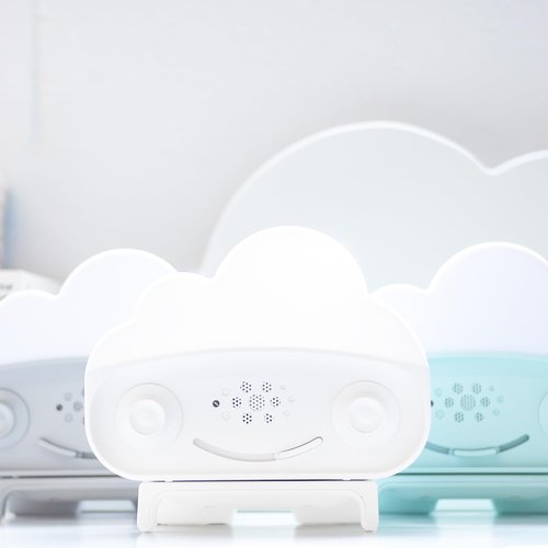 Happiest Baby SNOObie Smart White Noise Machine - Portable Sound Machine with Night Light | 12 Soothing Sounds, White