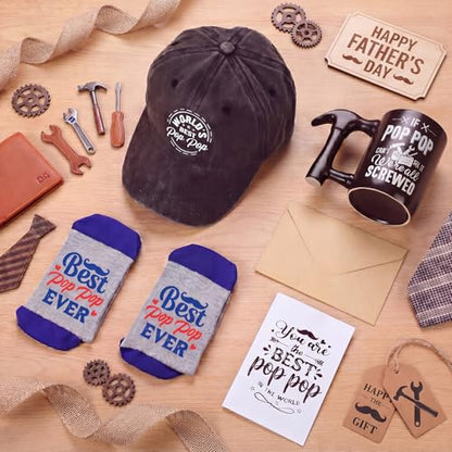 Pop Pop Christmas Gift Set - 5 Pcs Dad Grandfather Father's Day