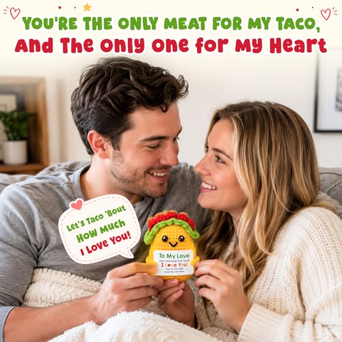 Yellow Taco Couple Gift - To My Love Anniversary Keepsake
