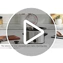 Small Slow Cooker 1.5 Qt for 1-2 People - Silver, Adjustable Heat